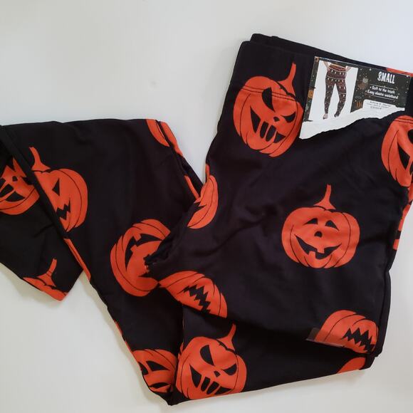 Unbranded Pants - Halloween Jack O' Latern Soft Leggings